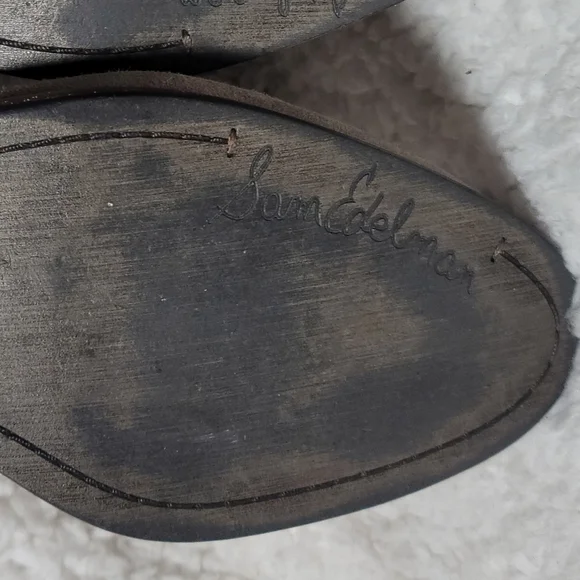 Sam Edelman Taupe Suede Ankle Booties Size 9 - Picture 2 of 11